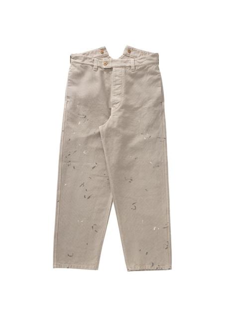 TILLER PANTS DMGD IVORY