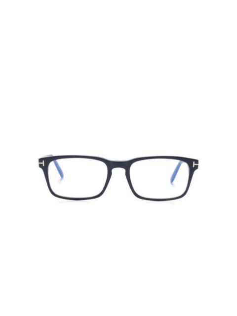 rectangle-frame glasses