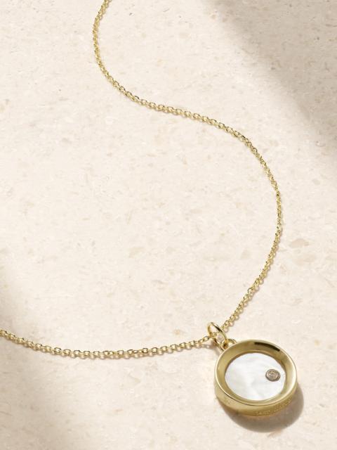 14-karat Gold, Pearl And Diamond Necklace