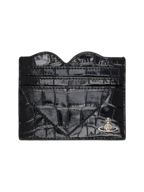 Black Heart Card Holder