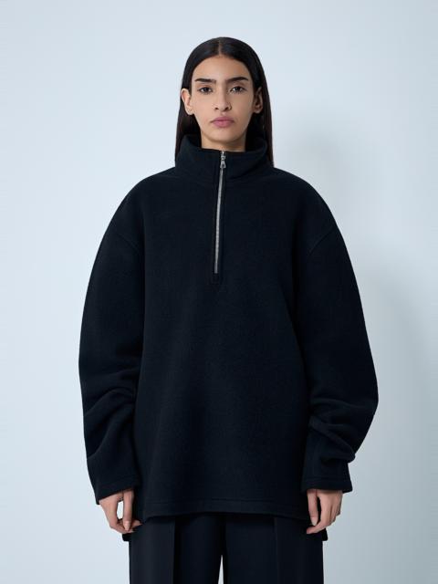 Zip-Up Fleece Sweatshirt