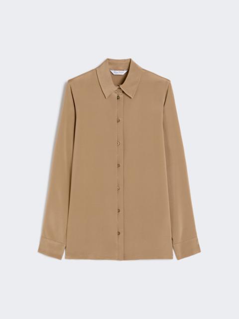 AVION Stretch silk cady shirt