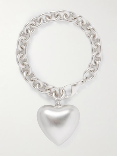 The Puffy Heart Silver-tone Bracelet