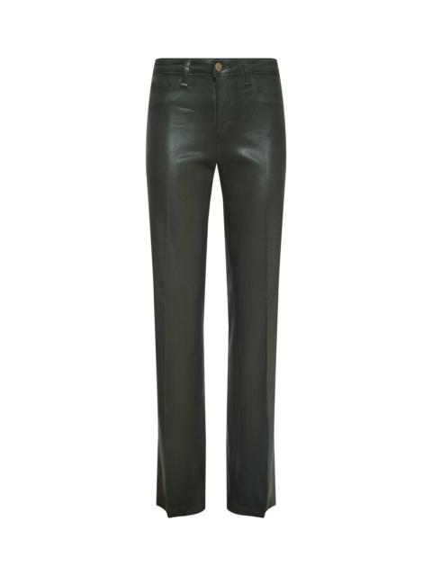 Scottie Coated Wide-Leg Jean