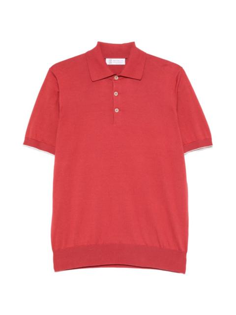 buttoned polo shirt