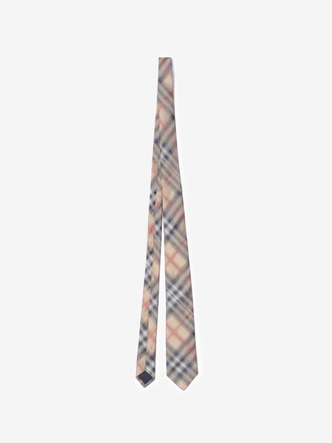 Check Silk Tie