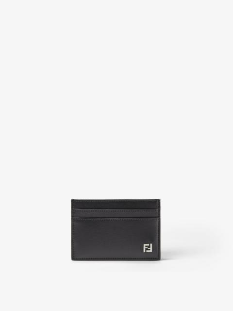 FF Squared Card Holder Black leather card holder