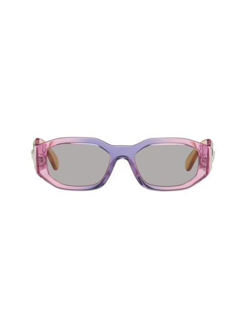 Purple & Orange Medusa Biggie Sunglasses