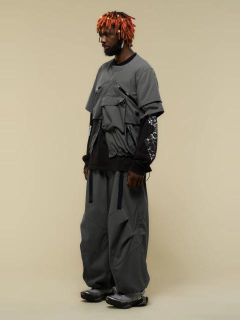 V1A-M Nylon Stretch Interops Vest Gray