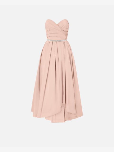 ELEGANT LONG DRESS WITH JEWEL BELT