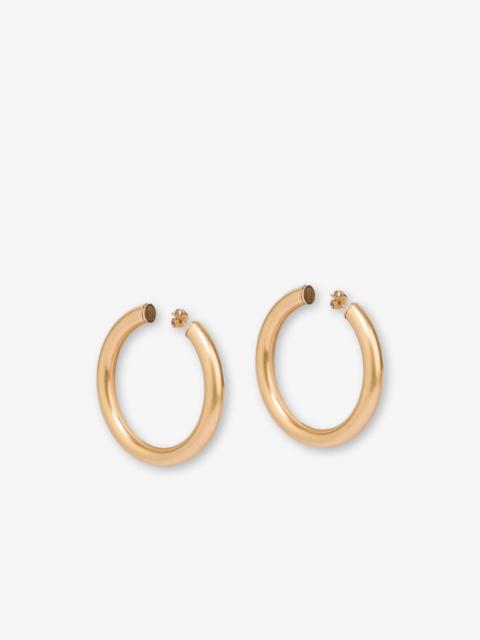 METAL HOOP EARRINGS