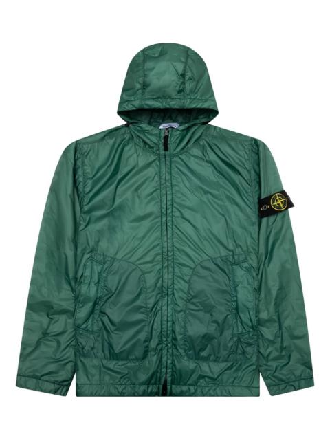 hooded packable jacket