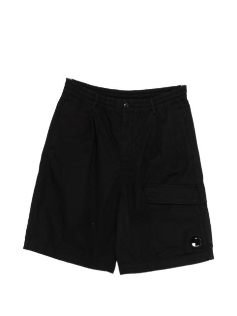 C.p. Company Black Cargo Shorts