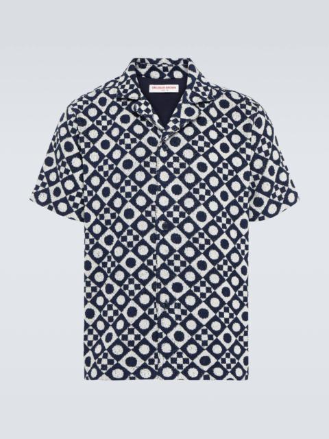 Howell printed cotton terry shirt