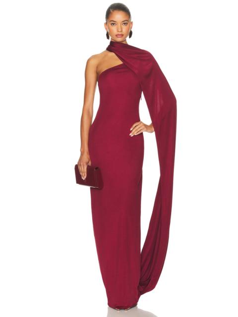 The Muse Cape Jersey Dress