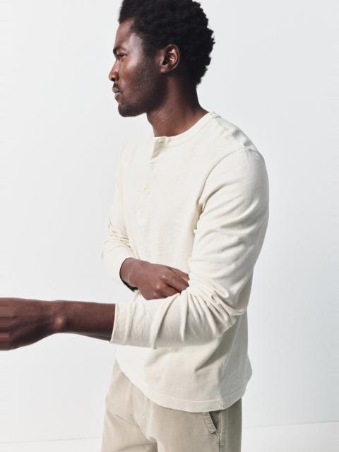 Three Button Henley
In Ecru