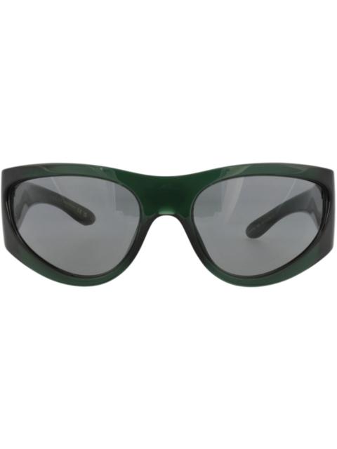 Gucci Shield-Frame Injection Sunglasses Green Green Grey (GG1575S-30014846-003)