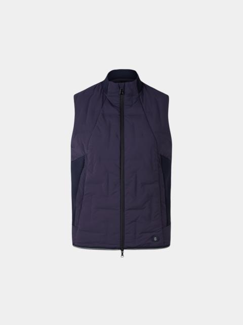 Sia down vest in Navy blue