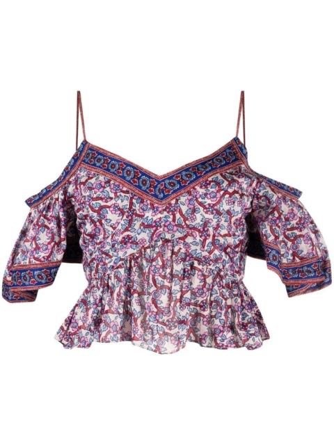 Garuva floral-print blouse