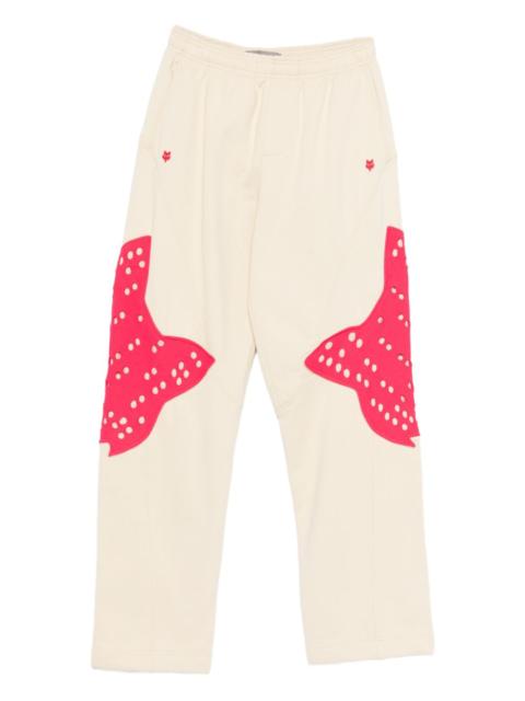 x Fox Lab perforated fox fleece joggers