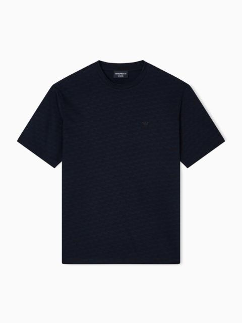 ASV ICON JACQUARD JERSEY JUMPER WITH OP-ART MOTIF