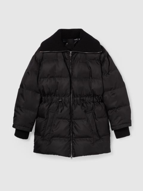 Gabardine fine nylon jacket with logo