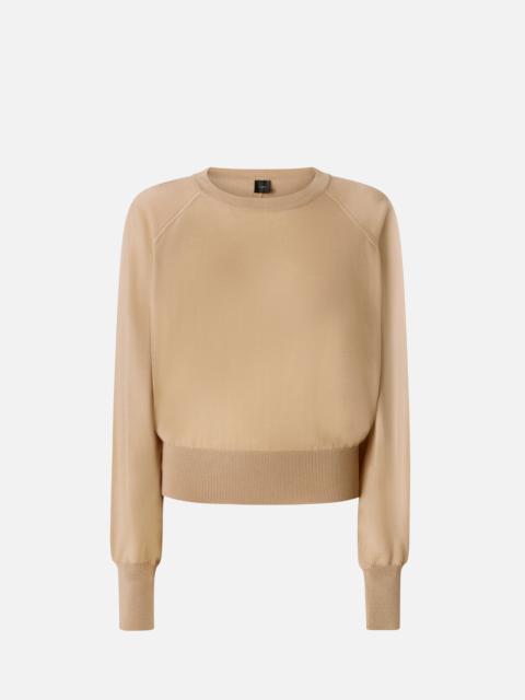 LONG-SLEEVED CREW-NECK SWEATER