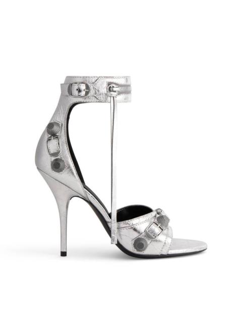Women's Cagole 110mm Sandal Metallized in Silver