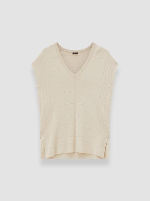 Viscose Grid Knit Top