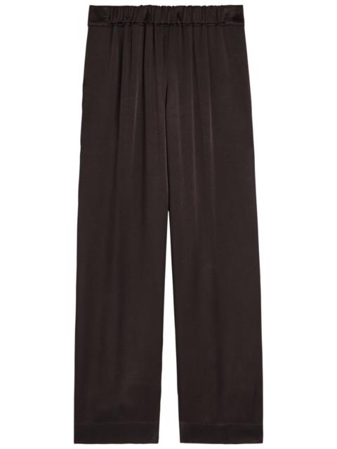 Liberowe Relaxed Wide-leg Satin Trousers