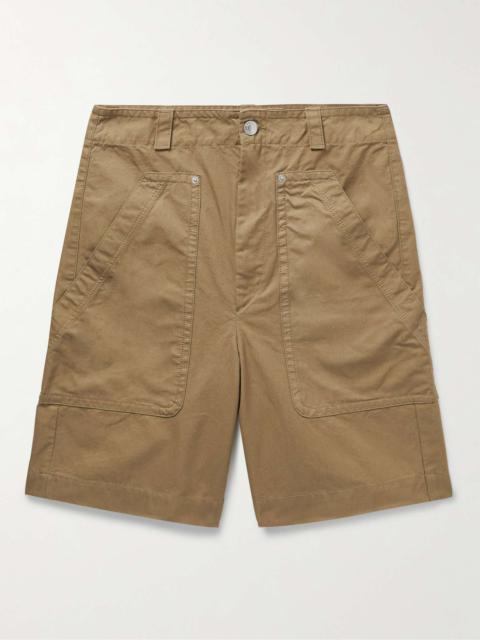 Straight-Leg Cotton Shorts