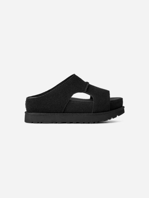 ® Women's Goldenstar Hi Cutout Slide Sandal in Black