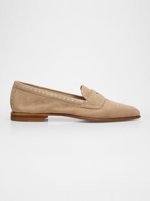 Marlene Suede Penny Loafers