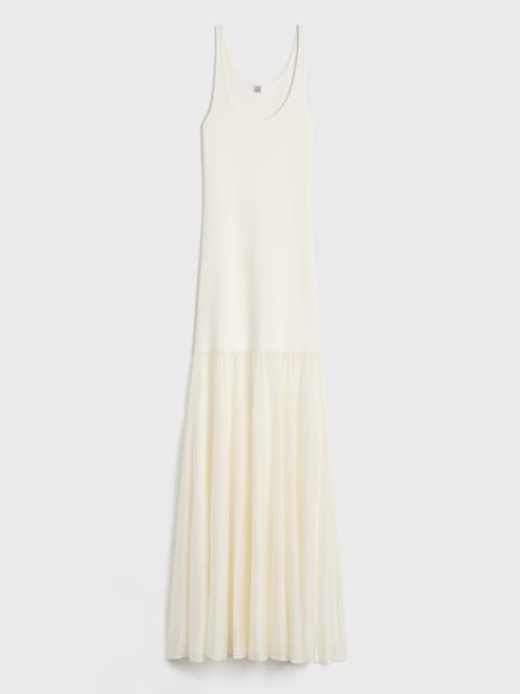Evening tank dress macadamia