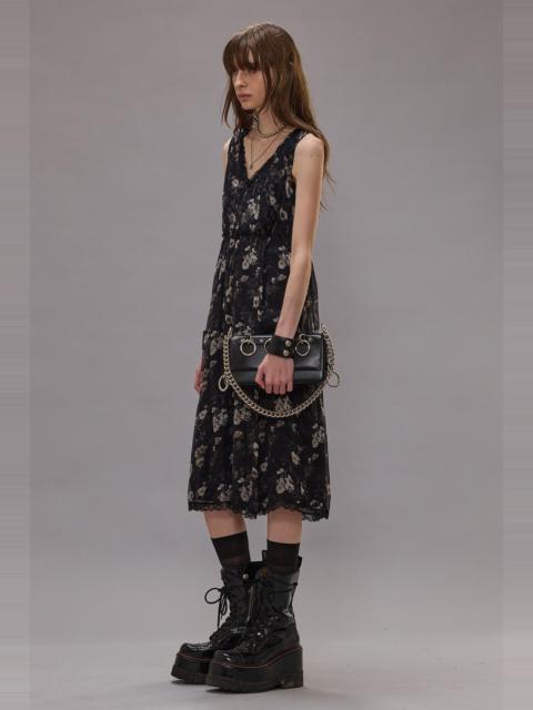 SLEEVELESS V-NECK MIDI