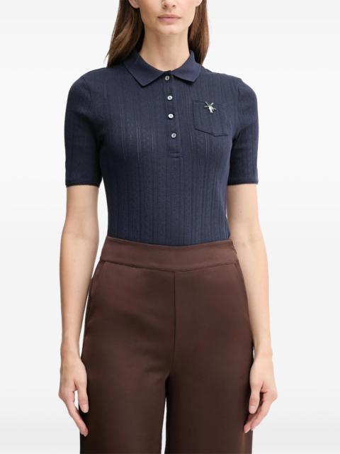 short-sleeve pocket polo shirt