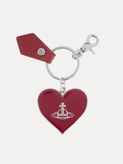 MIRROR HEART ORB KEYRING