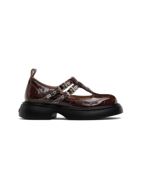 Brown Everyday Butterfly Mary Jane Loafers