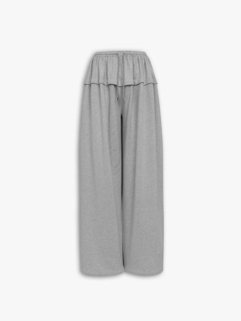 PEPLUM PANT IN COTTON JERSEY