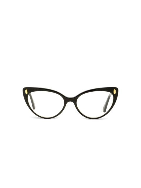 cat-eye glasses