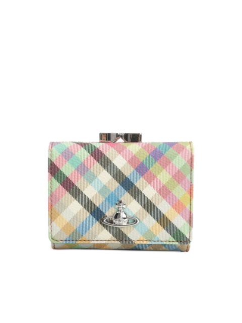 plaid wallet