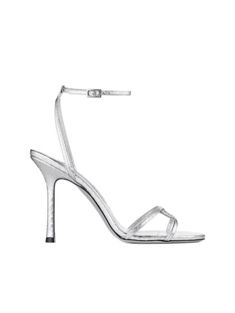 100mm Leo ankle-strap open-toe sandals