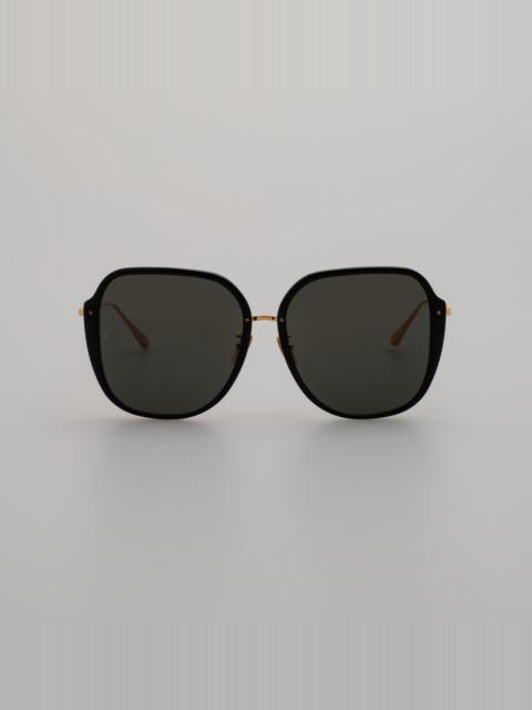 SOFIA OVERSIZED SUNGLASSES IN BLACK