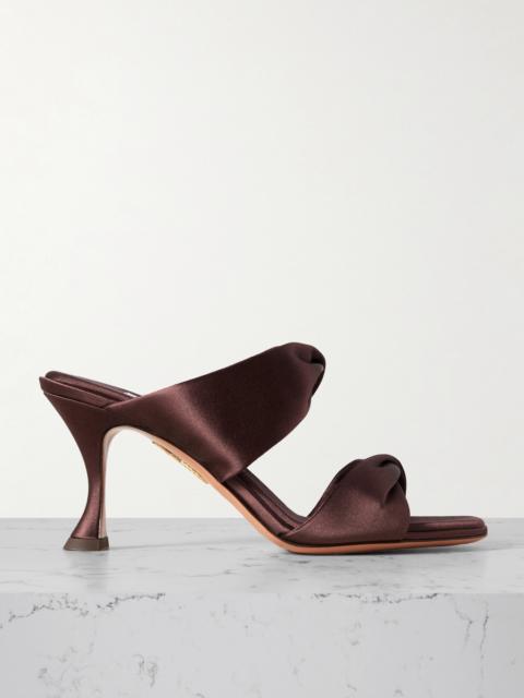 Twist 75mm Satin Sandals