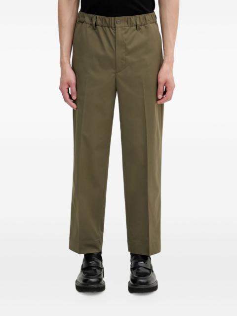 elasticated-waistband trousers