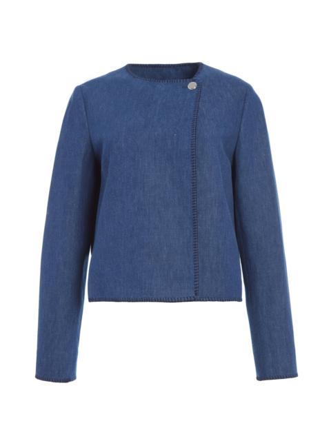 Wyn Jacket in Recycled Denim Linen