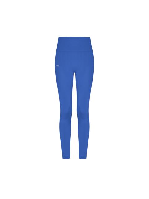 Womens Plant-Stretch Compressive Leggings - Gaia Blue