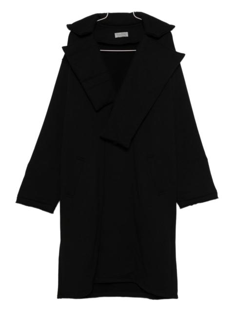 wide-lapel coat