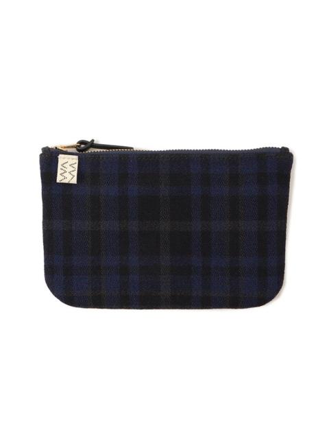 TRAVEL POUCH BUFFALO CHECK NAVY