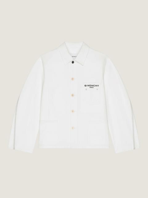 COUTURE SEAM JACKET IN DENIM EMBROIDERED GIVENCHY PARIS